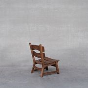 Chaise en bois basse