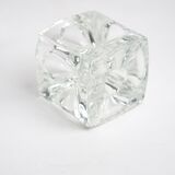 Crystal cube candle holder by rudolf jurnikl