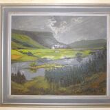 Oil s/canvas: J. de WIT, " Landscape "