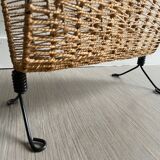 Scoubidou magazine rack / vintage rope
