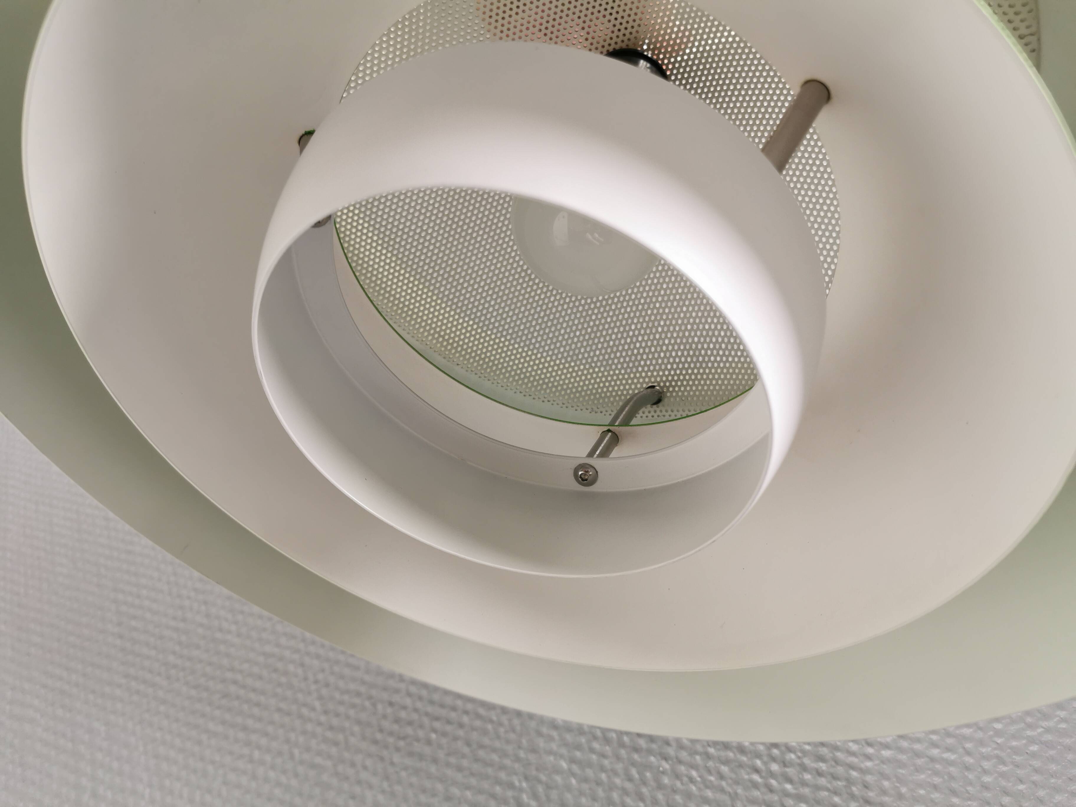 Nice refurbished design Safari hanging lamp 1980s Denmark