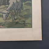 Lithograph by Henri Rivière The Aspects of Nature - Summer Evening