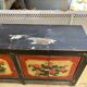 Coffre storage patinated wood Mongole late 19th