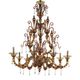 Handcrafted Modern Brown Ca’ Rezzonico Chandelier With Curled Murano Glass