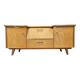 Small vintage sideboard 1960 compass foot