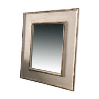 Old wooden frame mirror