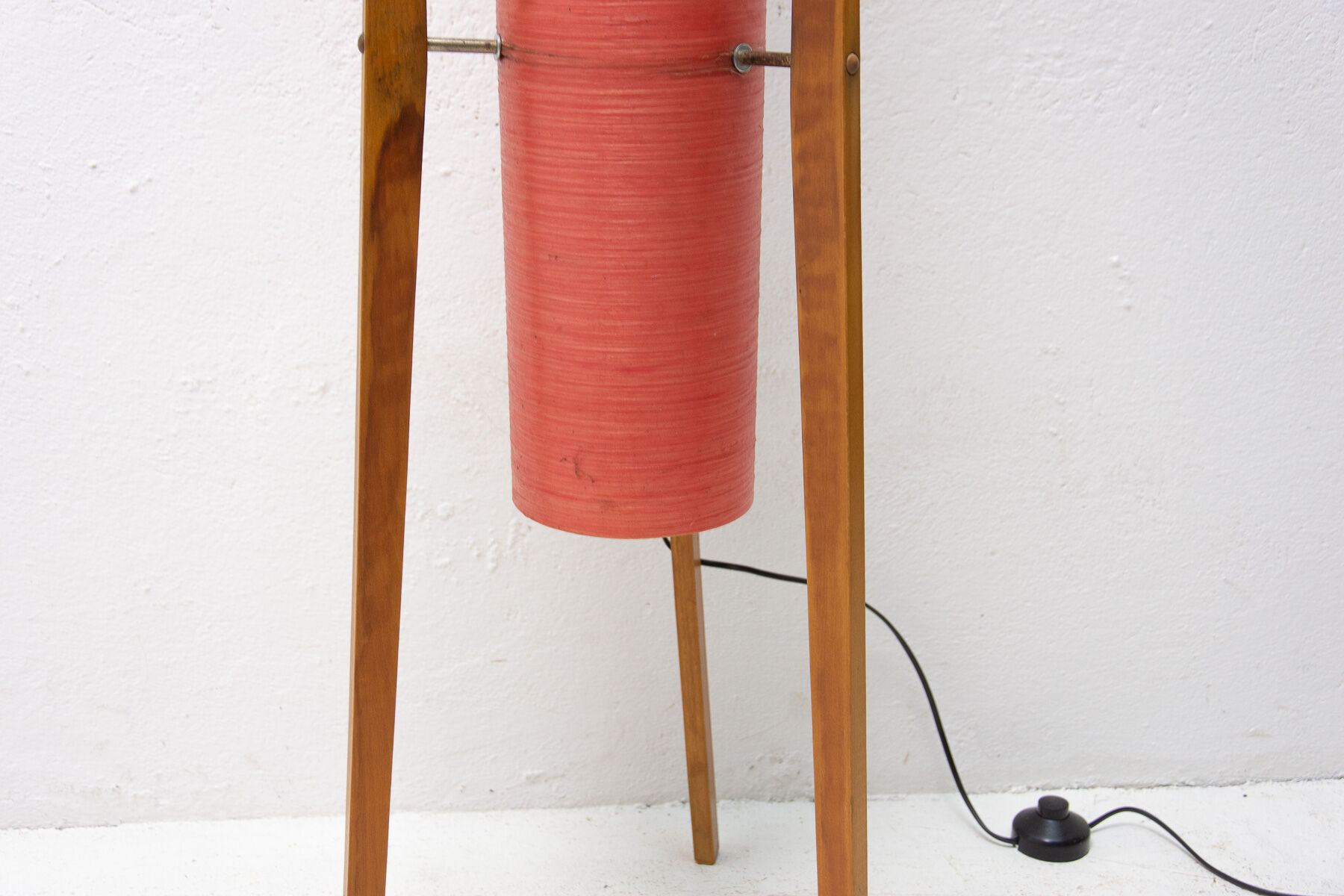 Mid century Rocket floor lamp, Brussels period, 1950´s, Czechoslovakia