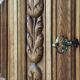 Vintage 1930s Solid Oak Danish Brutalist / Formhouse Cabinet