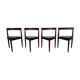 Ensemble de quatre chaises tripodes par Hans Olsen pour Frem Rojle