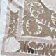 Vintage hand-embroidered tribal tapestry 124x135 cm