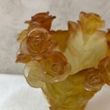 Daum glass paste vase
