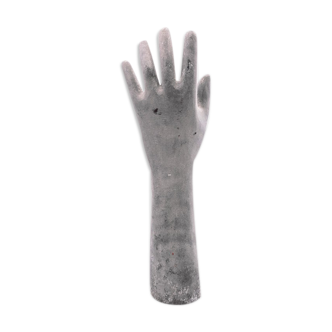 1960s aluminum cast-iron glove mold (left hand)