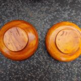 Set of 4 wooden bowls - cups