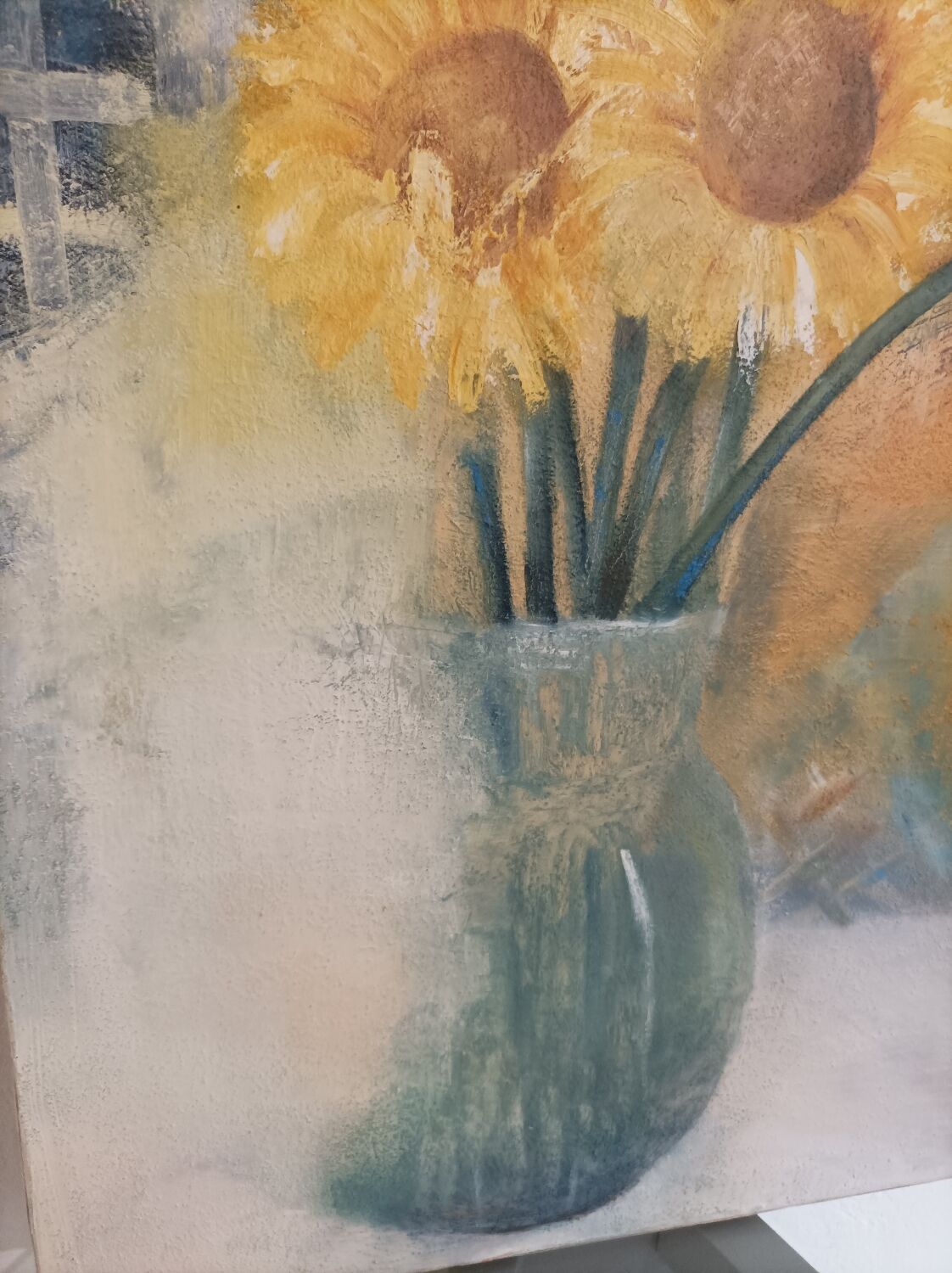 Sunflower bouquet painting by Michèle Danfossy