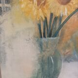Sunflower bouquet painting by Michèle Danfossy