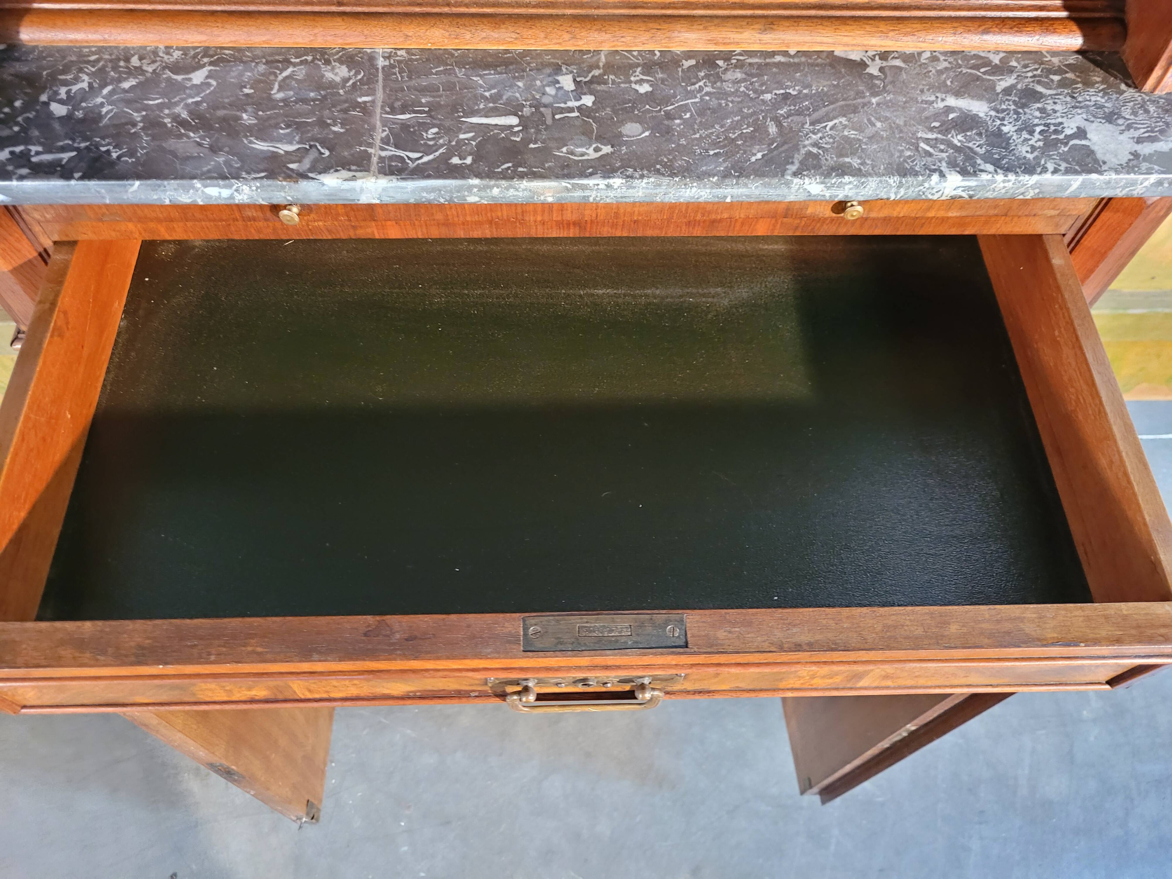 19th century two-body dentist's cabinet