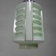 Art Deco pendant lamp with glass lantern shade, 1930s