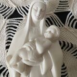 Statuette signed B. Fauth "Virgin and Child"