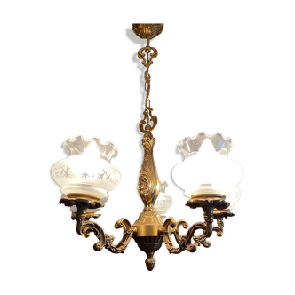 Bronze chandelier