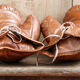 Pair of decorative leather boxing gloves