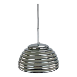 Kazuo Motozawa Saturno chrome design pendant light from the 60s