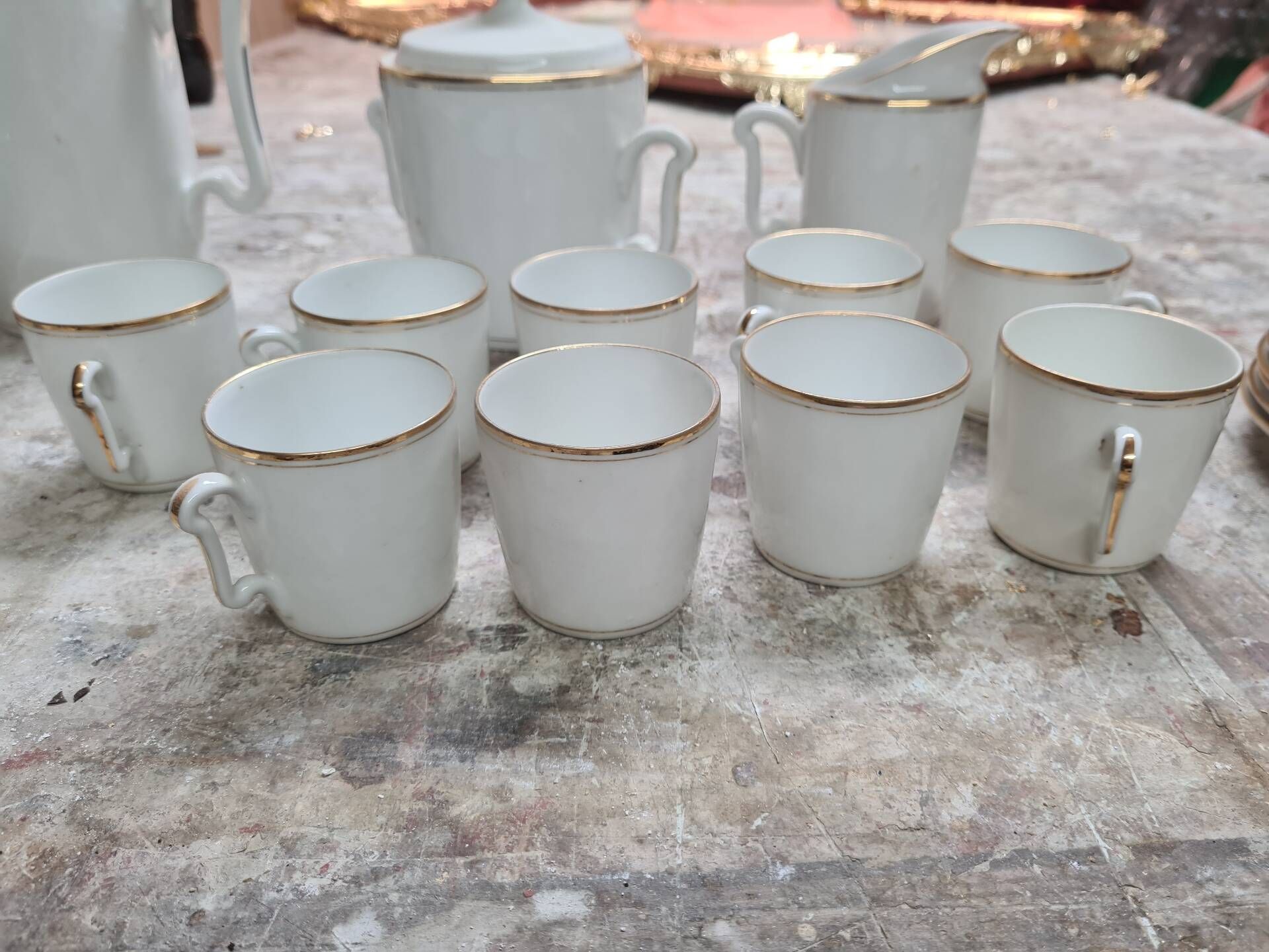 Tea and coffee service porcelain
