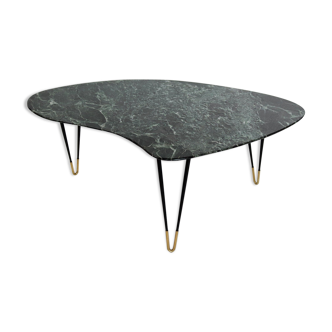 Vintage marble coffee table in organic form, Italy 1950s