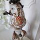 Parrot Candle Holder, Enameled Porcelain and Bronze, Late 19th Century
