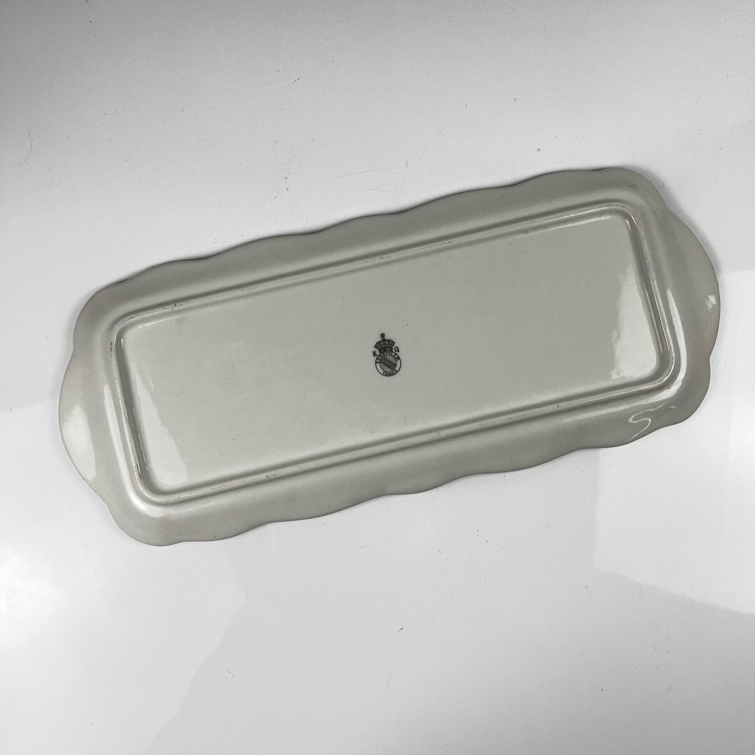 Cake dish model Réverbère by KG Lunéville