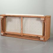 Luxurious Italian Gasparucci Reed White Lounge Greenhouse Sofa. Italy, 1980