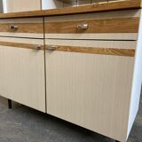 Vintage laminated kitchen buffet 1980s