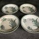 Set of 4 old plates st amandinoise st amand décor muguet