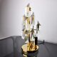 Lamp by Oscar Torlasco for Stilkronen, cut glass Murano, Italy, 1970