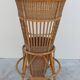 1950 vintage rattan cocktail bar