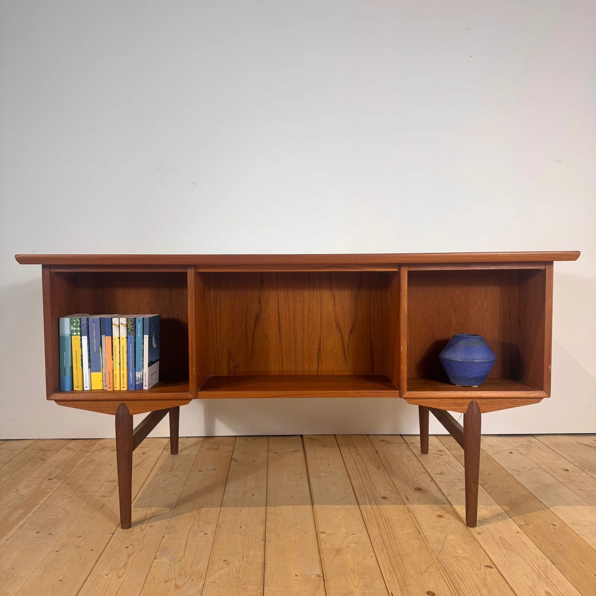 Scandinavian teak desk, 1960s