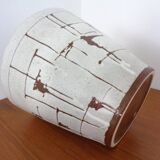 Large lava ceramic cachepot, 1970s