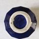 Art Deco vase in blue flamed stoneware – signed Alpho (Alphonse Mouton)