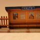 Vintage sheet metal JEP train from the 20s and 30s