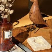 Travertine ashtray — DLG Fratelli Mannelli 70s