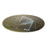 Plat ovale poisson