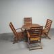 Ico Parisi garden seating set by Reguitti chairs / table