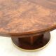 Elegant vintage Art Deco extendable round dining table