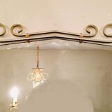 Mirror free form gilded