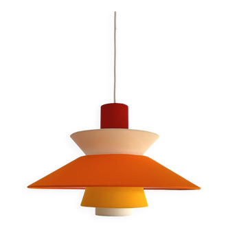 Suspension lamp the 5biose - minimalist design in fabric