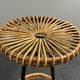 Midcentury Dutch rattan bamboo bar stools by Rohe Noordwolde, 1950s