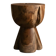 MIRA stool in hand-carved solid recycled teak