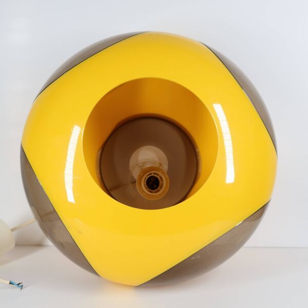 Suspension ovni Space Age jaune par Luigi Colani pour Massiv, Belgique, 1970