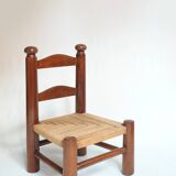 Brutalist chair in the style of Charles Dudouyt.