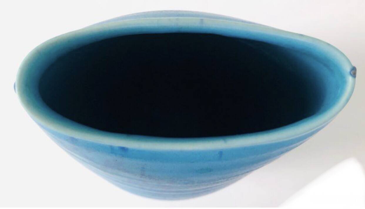 Blue Ceramic Vase