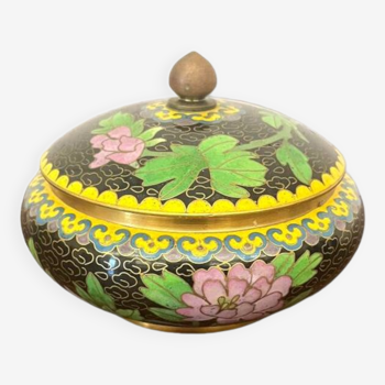 Petit pot asiatique cloisonné